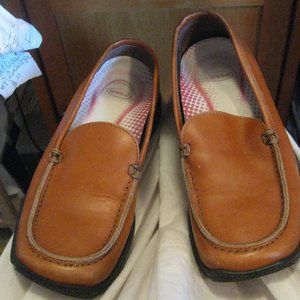 COACH REAL LEATHER SLIPON LOAFER.5.5 FREESHIP